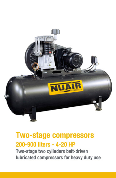 Two-stage compressors